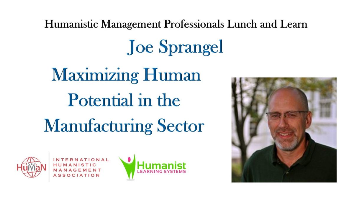 Joe Spangel on Humanist Manufactoring