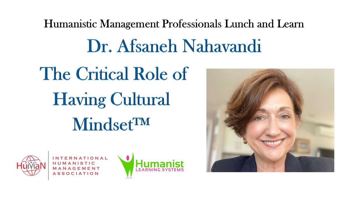 The Critical Role of Having Cultural Mindset™ - Lunch and Learn The Critical Role of Having Cultural Mindset™ - Lunch and Learn